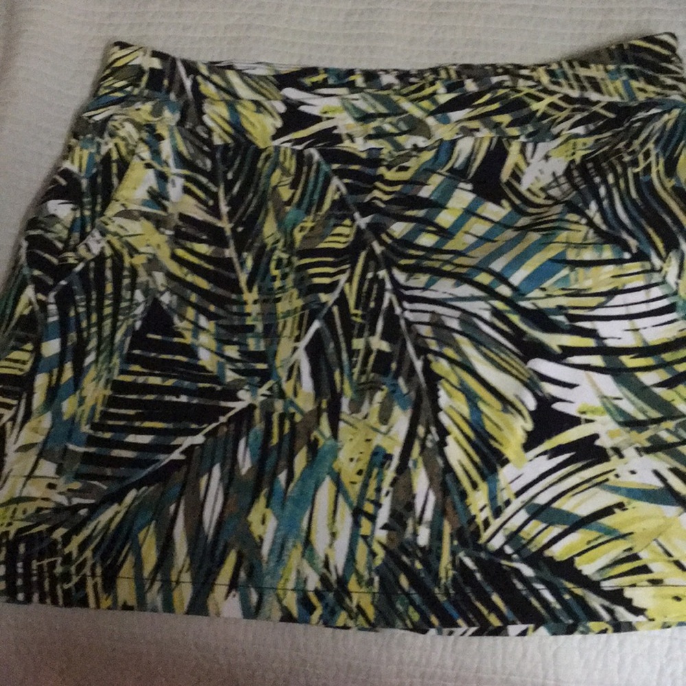 Tropical colorful skirt